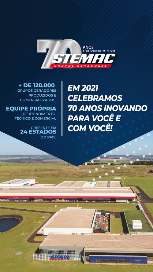 Em 2021 celebramos 70 anos inovando para você e com voce!